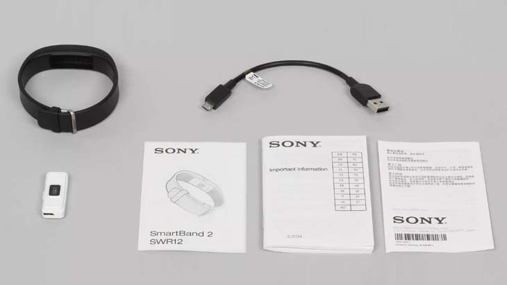 sony smart band 2 lieferumfang