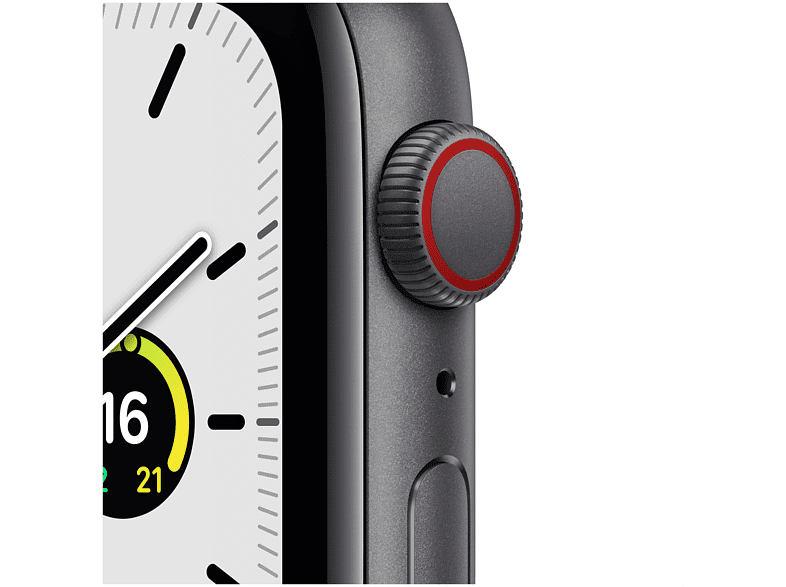 Apple Watch SE (GPS + Cellular), 44mm - Mitternacht/Space Grau