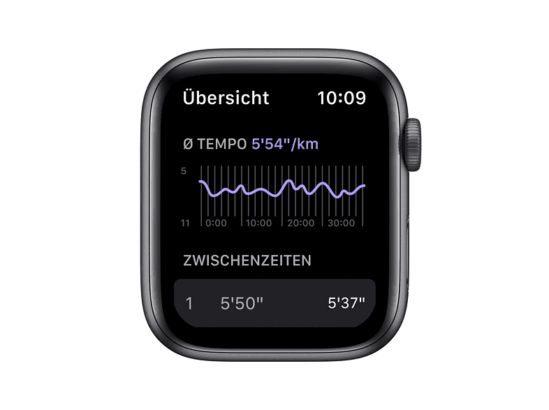 Apple Watch SE Nike, 44mm - Anthrazit/Schwarz/Space Grau
